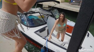 Сексуальные девушки в порно - Piercing and Tattoos: A Lesbian Outdoor Threesome на HOT-GIRLS-PORN.COM