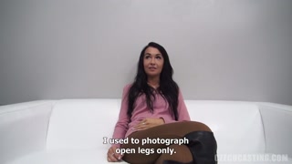 Сексуальные красотки в порно - Misa's Brunette Charm in European Casting HOT-GIRLS-PORN.COM