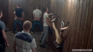 Сексуальные девушки в порно - Blonde Czech Babe Gets Tag-Teamed in Wild Orgy на HOT-GIRLS-PORN.COM