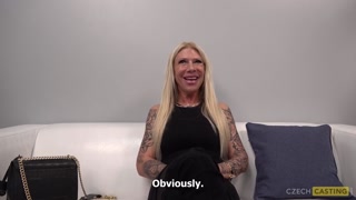 Сексуальные красотки в порно - Blonde Irena with Tattoos Fucks Hard on Casting HOT-GIRLS-PORN.COM