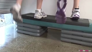 Сексуальные красотки в порно - Viola and Nicole get sweaty in the gym HOT-GIRLS-PORN.COM