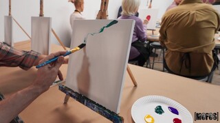 Сексуальные девушки в порно - Reverse Cowgirl and Missionary in Art Class Porn на HOT-GIRLS-PORN.COM