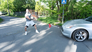 Сексуальные девушки в порно - Big Cock Strongman Angelo Godshack Pulls Cars with Big Tits Jennifer Mendez на HOT-GIRLS-PORN.COM