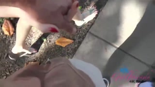 Сексуальные девушки в порно - Tattooed GF Aliya Brynn shows off small tits outdoors на HOT-GIRLS-PORN.COM
