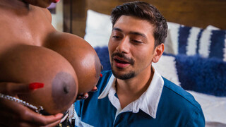 Сексуальные девушки в порно -  Son's Friends Learn from Ebony Mystique's Sex Expertise  на HOT-GIRLS-PORN.COM