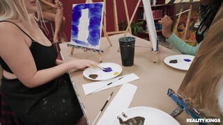 Сексуальные красотки в порно - Tattooed Brunette Gets Doggystyle Fucked in School HOT-GIRLS-PORN.COM