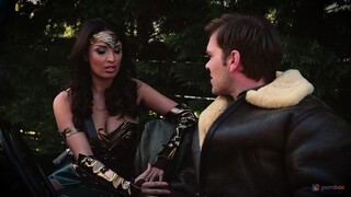 Сексуальные девушки в порно - Wonder Woman XXX: Long Hair Brunette Gets Anal Creampie на HOT-GIRLS-PORN.COM